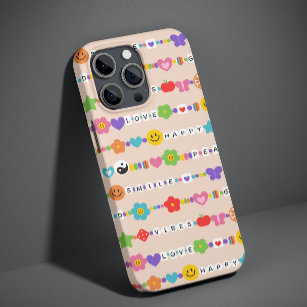 Case-Mate iPhone Case Super Good Vibes Love Smile Retro Beads Coque-Mate