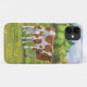 Case-Mate iPhone Case Vache de Guernesey et veau mignon dans les pâturag (Dos (Horizontal))