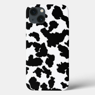Case-Mate iPhone Case Vache Noire Et Blanche Cachent La Fourrure