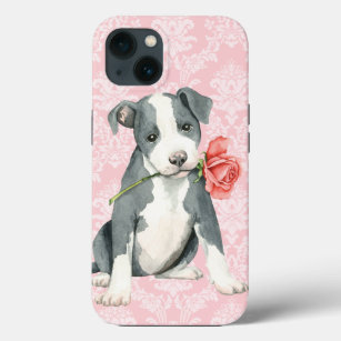 Case-Mate iPhone Case Valentine Rose Pit Bull