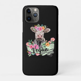 Case-Mate iPhone Case Végétal Flower Cow Végétariens Amateurs Animaux C