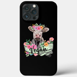 Case-Mate iPhone Case Végétal Flower Cow Végétariens Amateurs Animaux C
