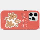 Case-Mate iPhone Collection de coques de téléphone de Noël festive (Verso (horizontal))