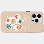 Case-Mate iPhone Collection de coques de téléphone de Noël festive  (Verso (horizontal))
