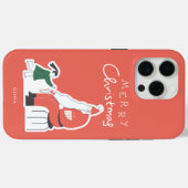 Case-Mate iPhone Collection de coques de téléphone de Noël festive (Verso (horizontal))