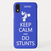 Case-Mate iPhone Conserver Calm & Do Stunts coques monogrammes pers (Dos)