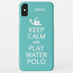 Conserver Calme & Jouer Water Polo coques monogram