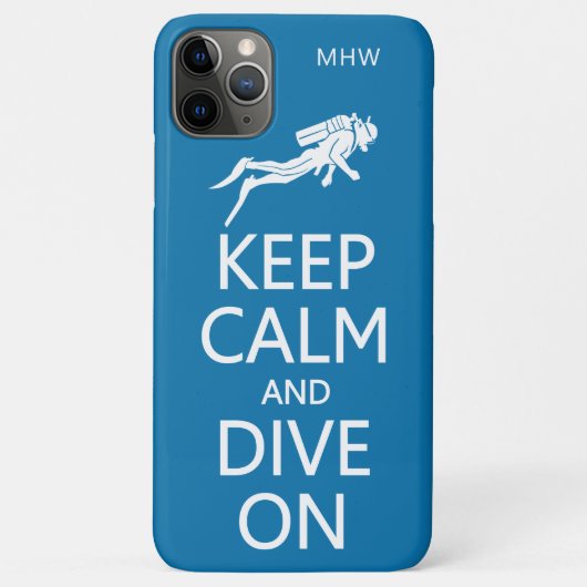 Case-Mate iPhone Conserver le calme et la plongée sur des coques mo (Dos)