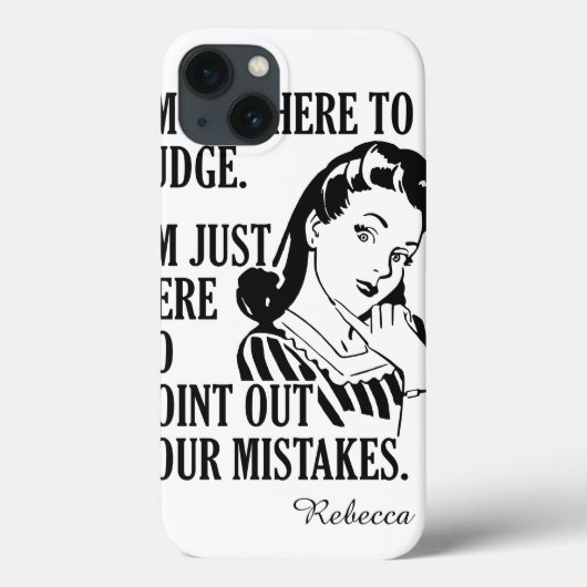 Case-Mate iPhone coques de périphérique de nom personnalisé "Not He (Verso)