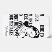 Case-Mate iPhone coques de périphérique de nom personnalisé "Not He (Verso (horizontal))