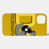 Case-Mate iPhone Coques DJ personnalisés couleur et monogramme (Verso (horizontal))