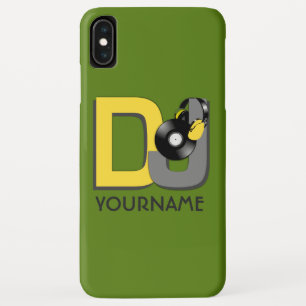 Coques DJ personnalisés couleur et monogramme