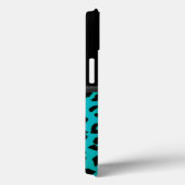 Case-Mate iPhone Coques ipad motif Monogram, Turquoise Cheetah (Verso / Droite)
