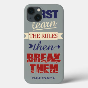 Coques personnalisés de règles de rupture