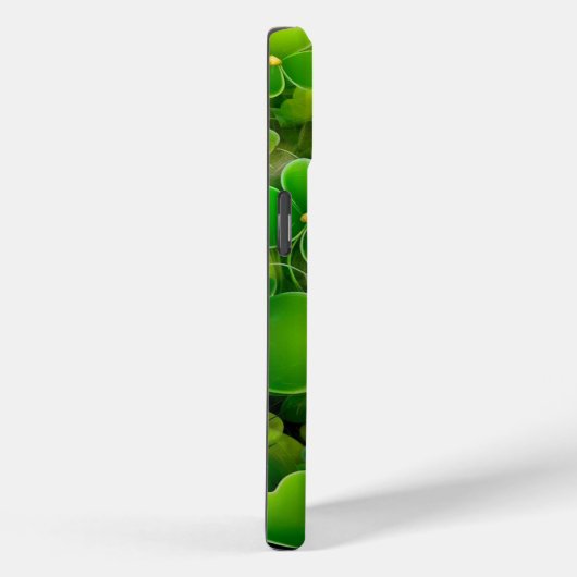 Case-Mate iPhone Coques Shamrocks Emerald Green (Verso / Droite)