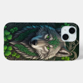 Case-Mate iPhone Coques Shamrocks Emerald Green (Verso (horizontal))