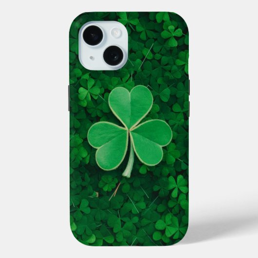 Case-Mate iPhone Coques Shamrocks Emerald Green (Verso)