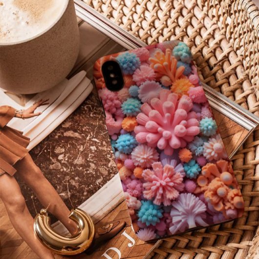 Case-Mate iPhone Coral Reef Pop Tough Coques