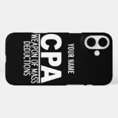Case-Mate iPhone CPA coques personnalisés couleur et monogramme (Verso (horizontal))
