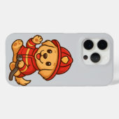 Case-Mate iPhone Cute Golden Retriever Firefighter Coques Tous les  (Verso (horizontal))