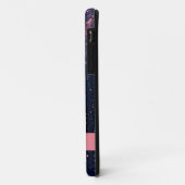 Case-Mate iPhone étoiles remplissent le ciel bleu monogramme coques (Dos/Gauche)