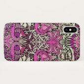 Case-Mate iPhone FLEURS BLANCHES ROSES, COQUES DE PAIX ET DRAGONS (Dos (Horizontal))