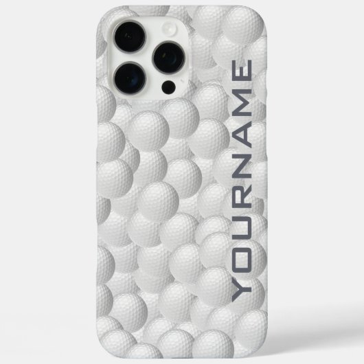 Case-Mate iPhone Golf Balls coques personnalisés (Verso)