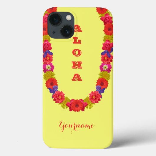 Case-Mate iPhone Hawaiian Lei coques personnalisés (Verso)