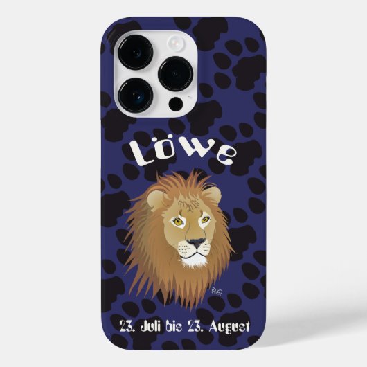 Case-Mate iPhone Lion 23 juillet au 22 août Coques pour Apple iPhon (Verso)
