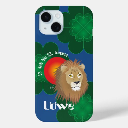 Case-Mate iPhone Lion 23 juillet au 22 août Coques pour Apple iPhon (Verso)