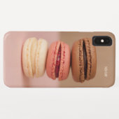 Case-Mate iPhone Macarons coques monogrammes personnalisés (Dos (Horizontal))