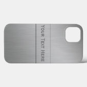 Case-Mate iPhone Metal Look coques personnalisés (Verso (horizontal))