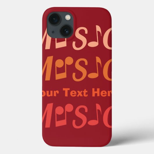Case-Mate iPhone MUSIQUE coques personnalisés (Verso)