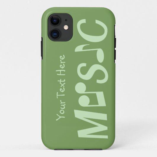 Case-Mate iPhone MUSIQUE coques personnalisés (Dos)