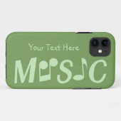 Case-Mate iPhone MUSIQUE coques personnalisés (Dos (Horizontal))
