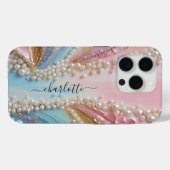 Case-Mate iPhone Pearlescent Peint Pearls Coques (Verso (horizontal))