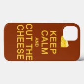 Case-Mate iPhone Restez Calme & Couper Le Fromage coques personnali (Verso (horizontal))
