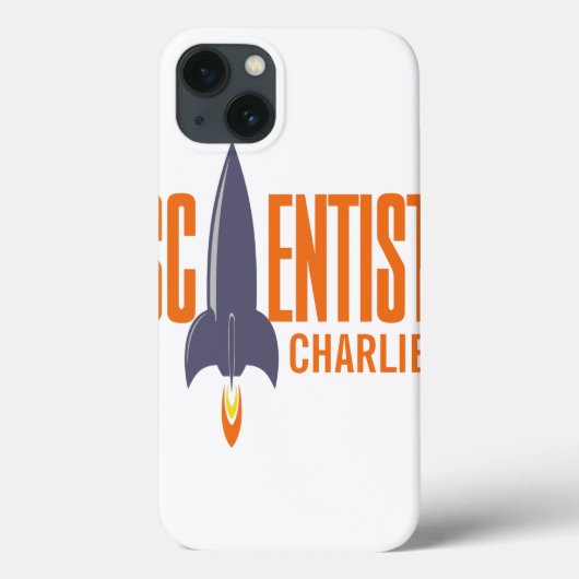 Case-Mate iPhone Rocket Scientifique nom personnalisé et coques cou (Verso)