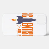 Case-Mate iPhone Rocket Scientifique nom personnalisé et coques cou (Verso (horizontal))