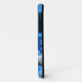 Case-Mate Pour iPhone Beau coque de fleurs hydrangées bleues (Dos/Gauche)