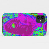 Case-Mate Pour iPhone coque à visage violet (Dos (Horizontal))