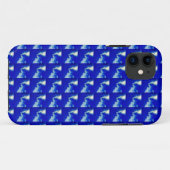 Case-Mate Pour iPhone coque blanc bleu (Dos (Horizontal))