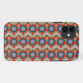 Case-Mate Pour iPhone coque de fleurs bleu géométrique (Dos (Horizontal))