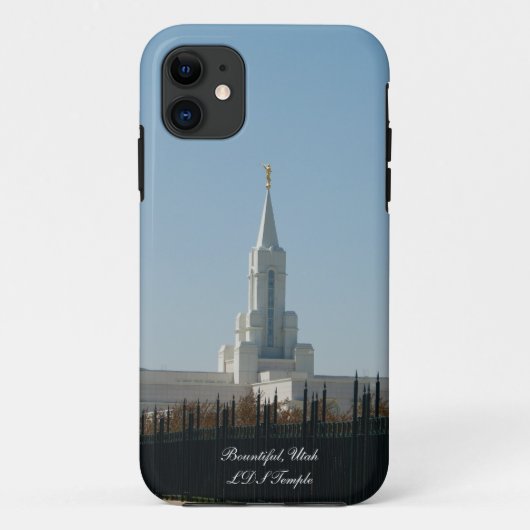 Case-Mate Pour iPhone Coque du temple de Bountih, Utah (Dos)