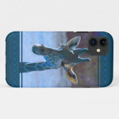 Case-Mate Pour iPhone Coque Giraffe bleue iPhone5 (Dos (Horizontal))