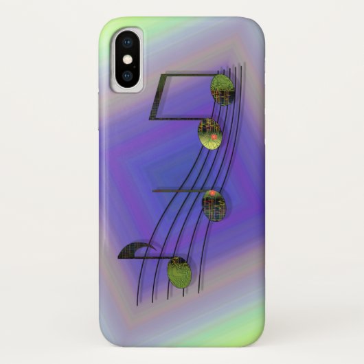 Case-Mate Pour iPhone Coque iphone-Coque de notes de dubstep (Dos)