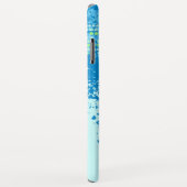 Case-Mate Pour iPhone Coque surf abstrait vert bleu (Dos/Droite)