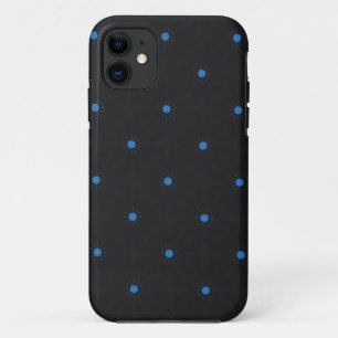 Case-Mate Pour iPhone étoiles bleues sur coque noir