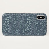Case-Mate Pour iPhone Genres de musique Word Collage coque (Dos (Horizontal))