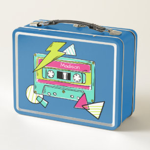 Casette aangepaste tapenaam lunchboxen